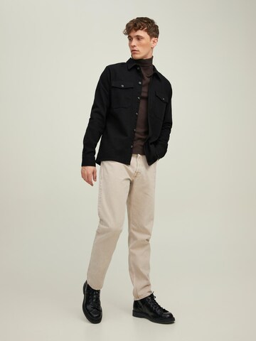 JACK & JONES Regular Fit Skjorte 'Jay' i sort