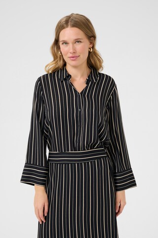 Kaffe Blouse 'Luna' in Zwart: voorkant