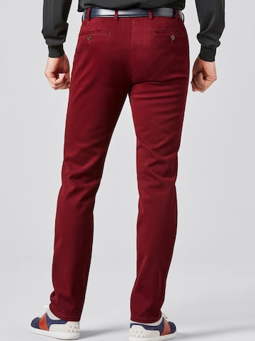 Regular Pantalon chino 'Bonn 2-8616' MEYER en rouge