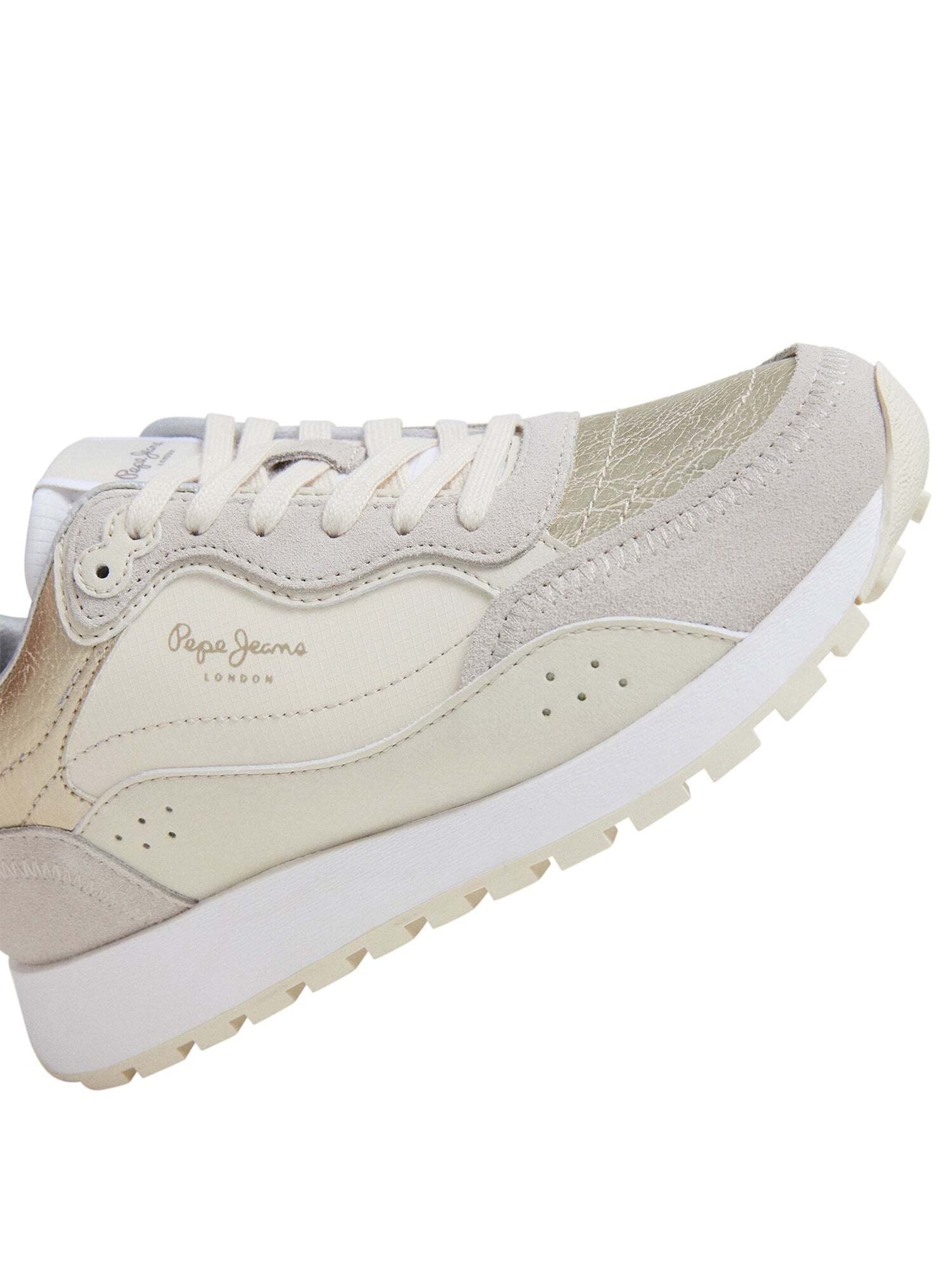 Pepe Jeans Sneakers 'DEAN METAL' in Beige