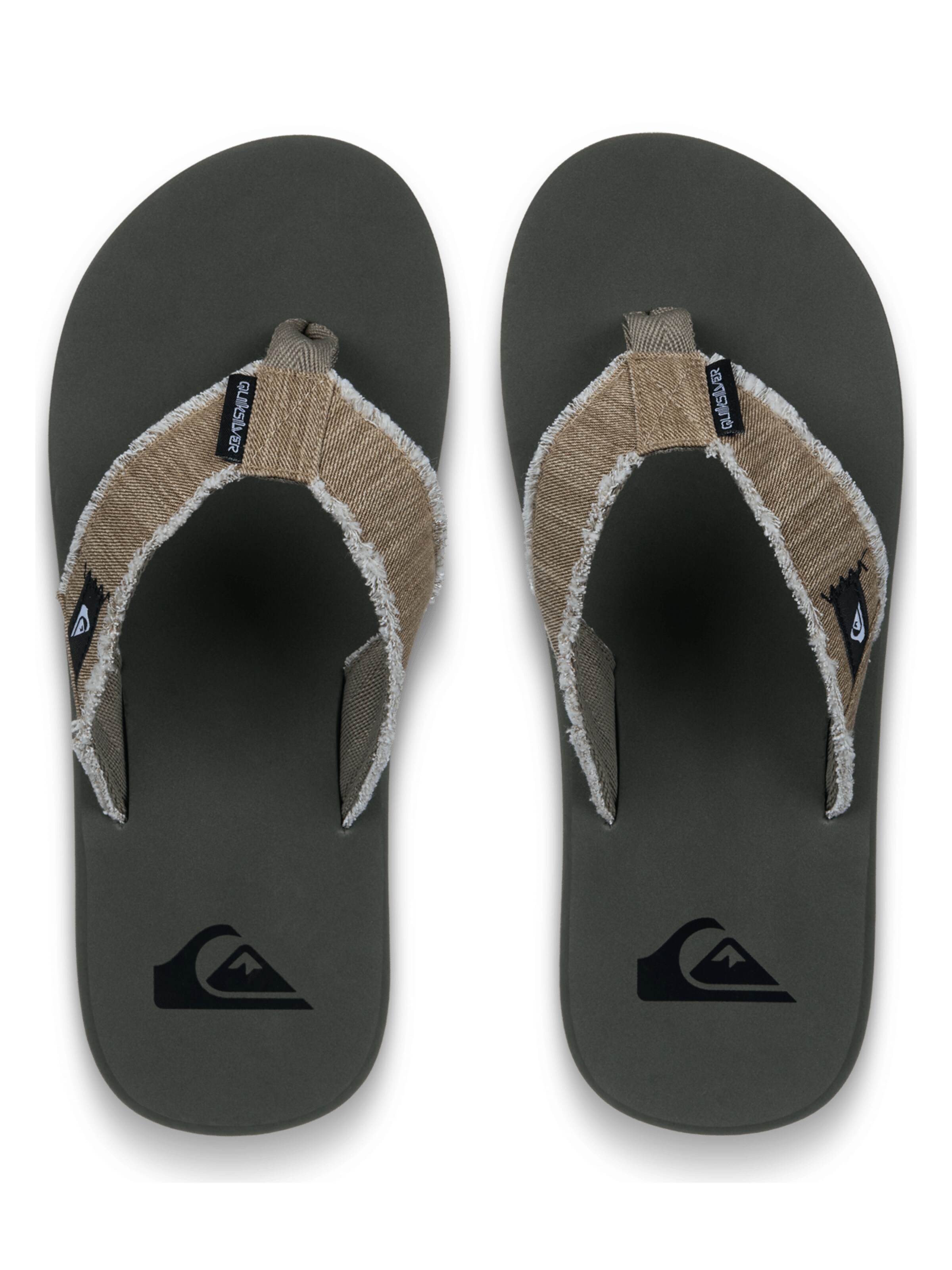 QUIKSILVER T-Bar Sandals 'Monkey Abyss' in Beige