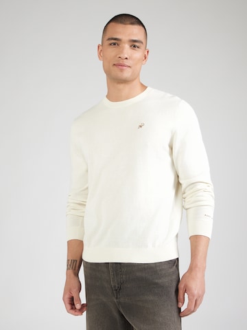 Pepe Jeans Pulover 'DANIELS' | bela barva: sprednja stran