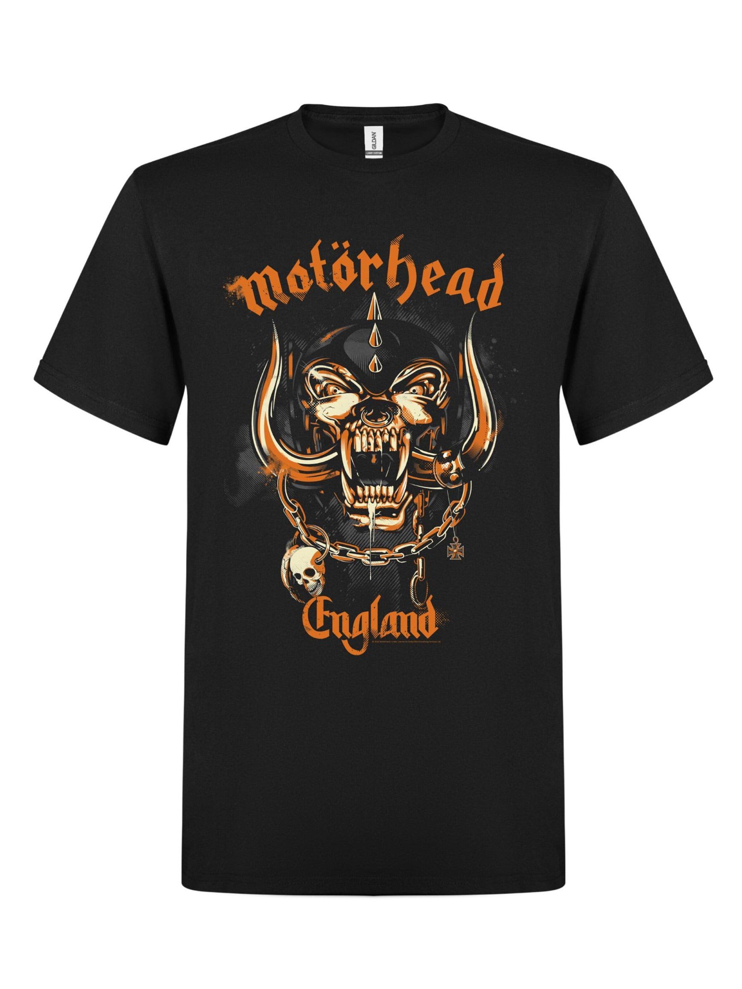 Rockshirts Shirt 'Motörhead Mustard Pig England T-Shirt' in Black: front
