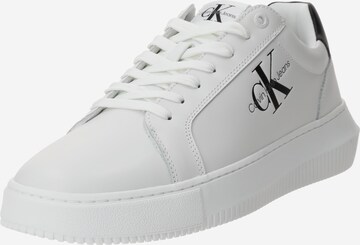 Baskets basses 'Seamus' Calvin Klein Jeans en blanc : devant