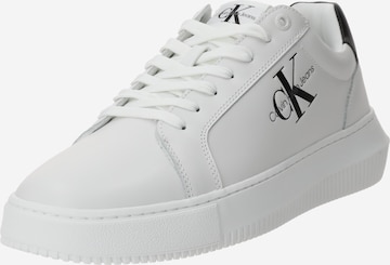 Calvin Klein Jeans Rövid szárú sportcipők 'Seamus' - fehér: elől