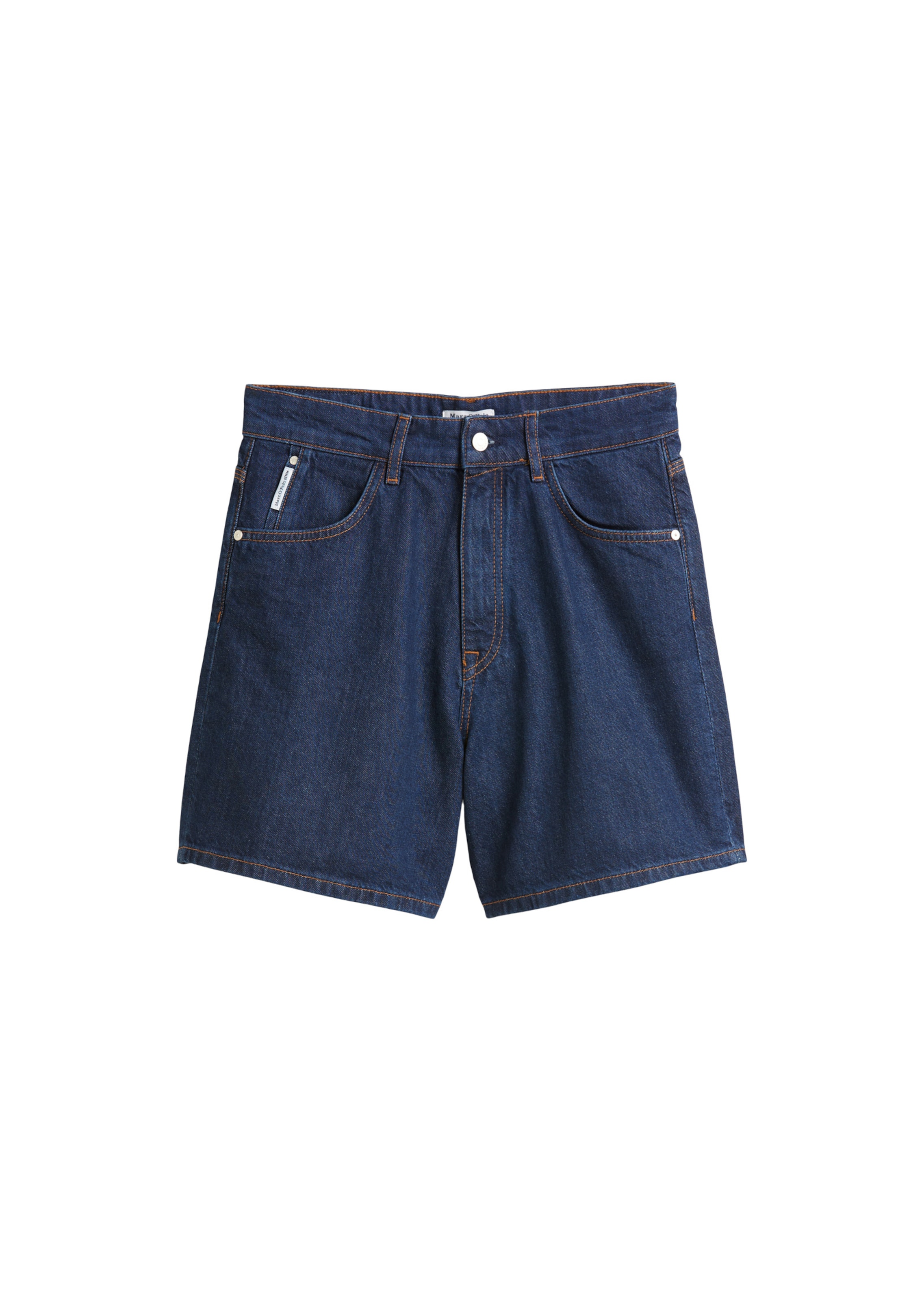 Marc O'Polo DENIM Loosefit Shorts in Blau: Vorderseite
