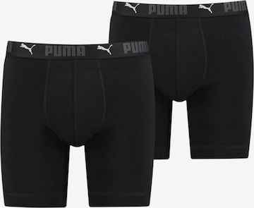 Boxers PUMA en noir : devant