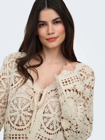 ONLY Pletena jopa 'ONLWATERLY' | bež barva