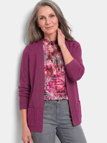 Cardigan Goldner en violet : devant