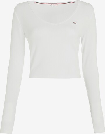 Tommy Jeans Shirt in White: front