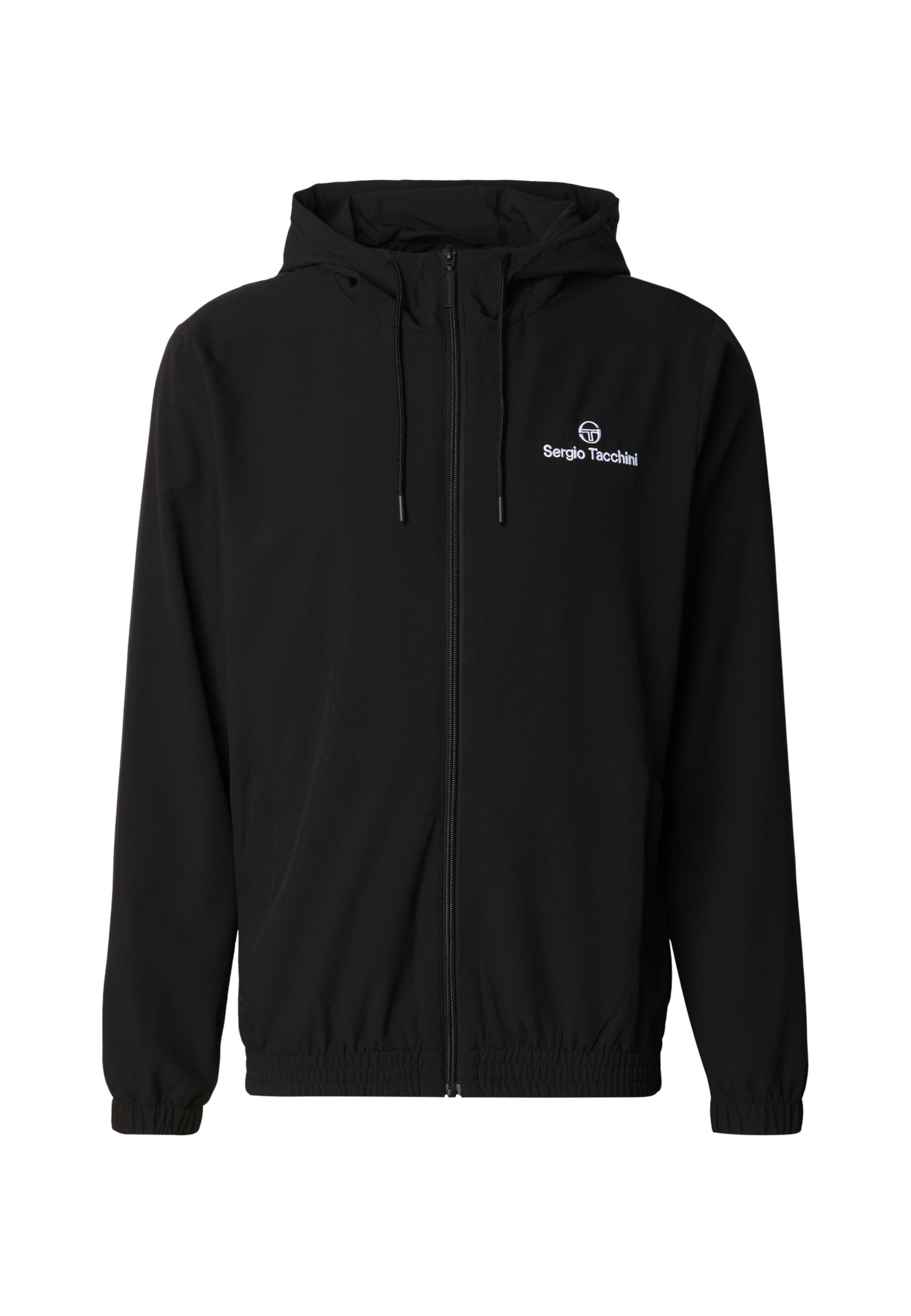 Sergio Tacchini Tréningdzseki 'Carson' - fekete: elől