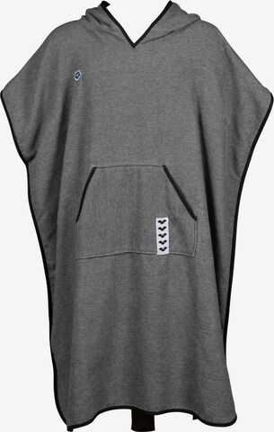 ARENA Bademantel 'ICONS HOODED PONCHO' in Grau: predná strana