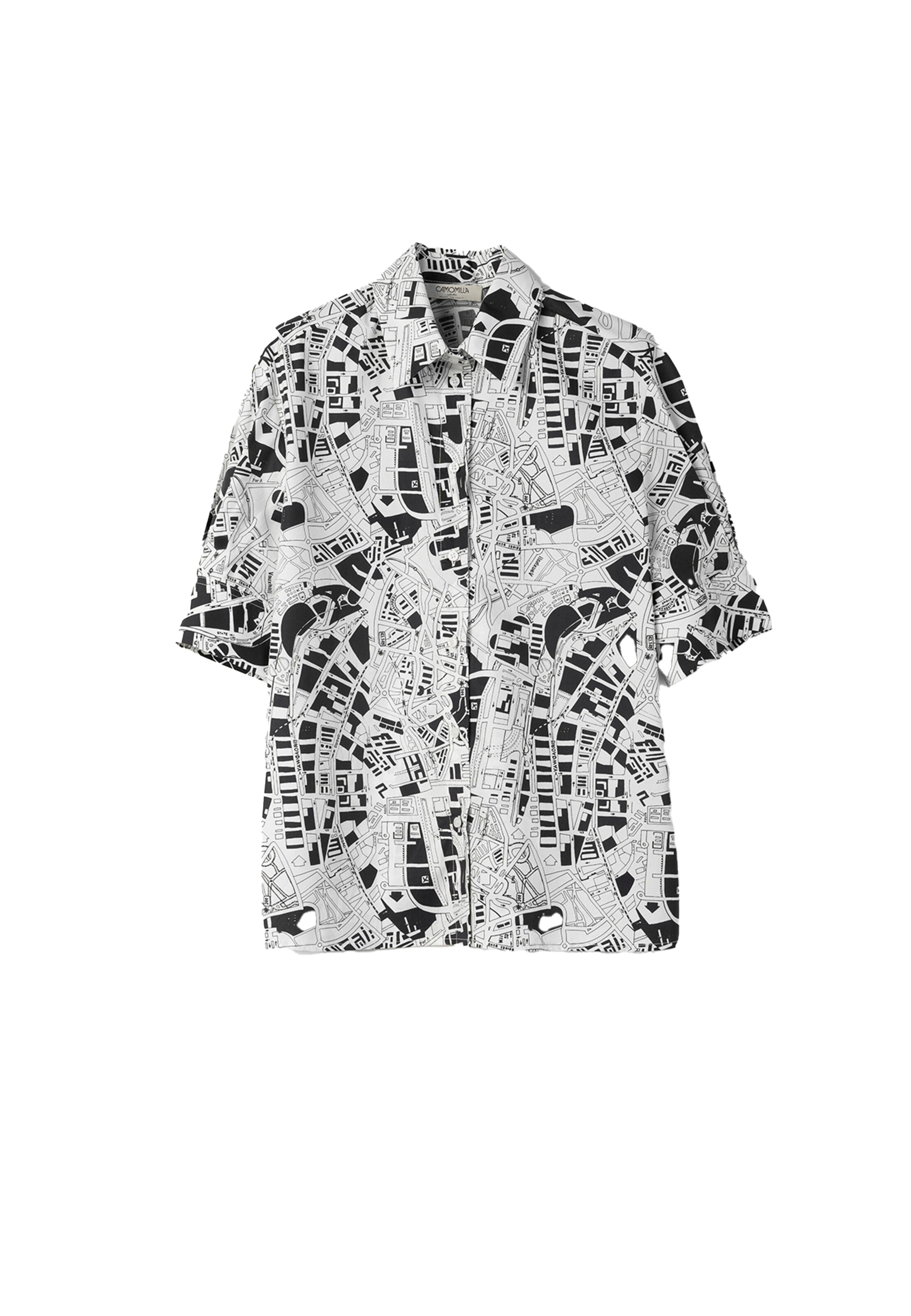 Camicia da donna 'Celly' di Camomilla Italia in bianco: frontale