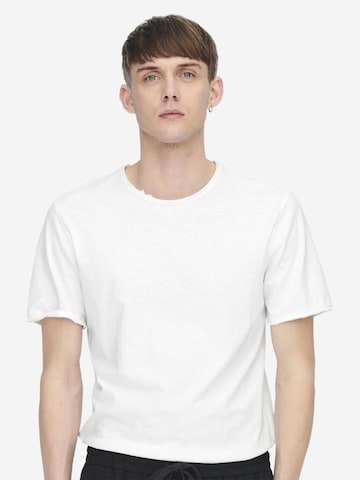 Only & Sons Shirt 'BENNE' in White