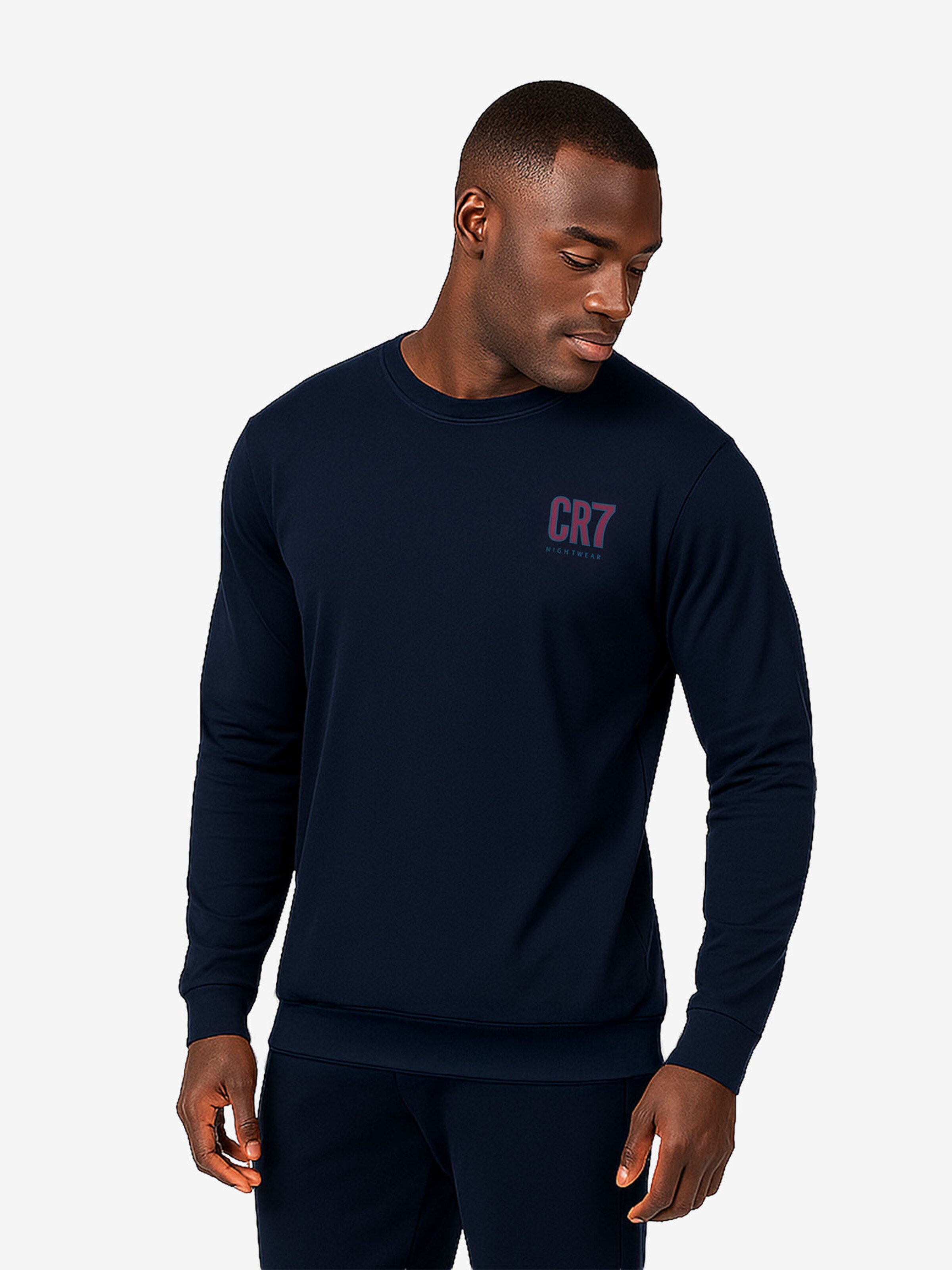 Pyjama long ' Nightwear ' CR7 - Cristiano Ronaldo en bleu