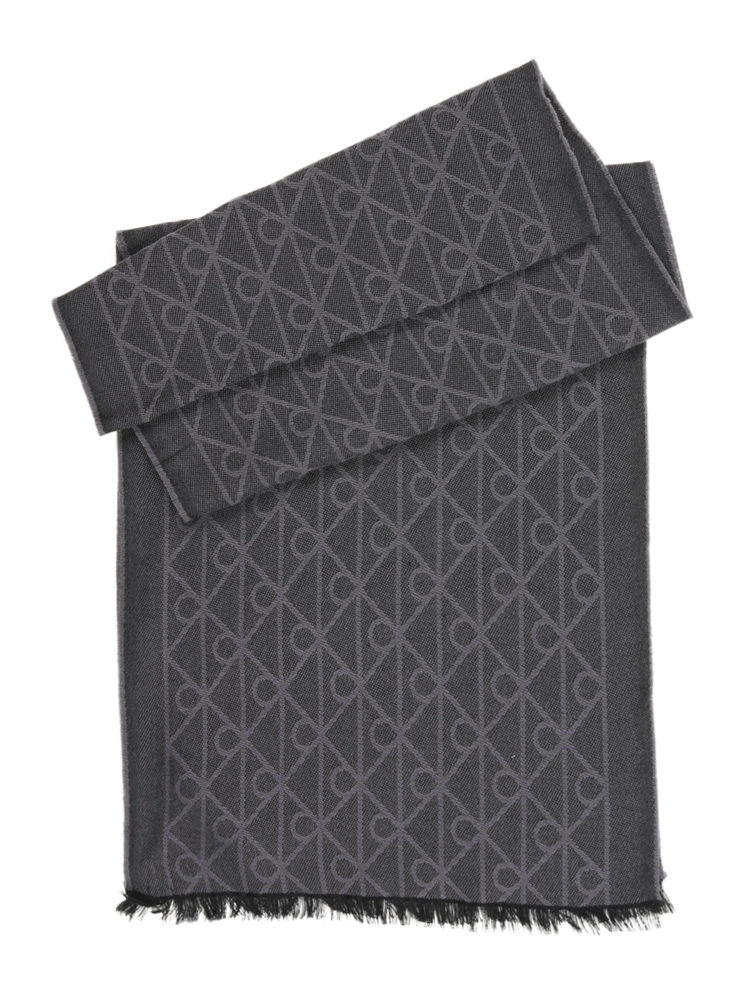 Écharpe Calvin Klein en noir : devant