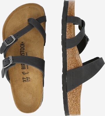 juoda BIRKENSTOCK Šlepetės per pirštą 'Mayari'