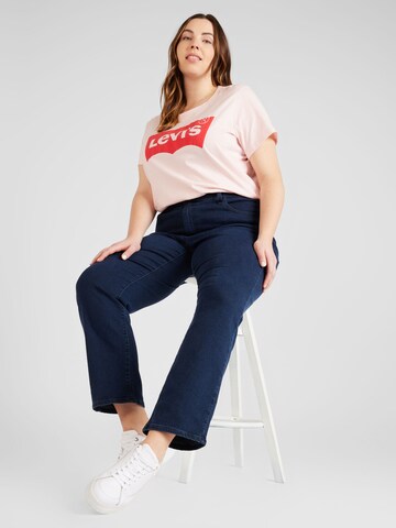 Levi's® Plus Normalny krój Jeansy '724 PL HR Straight' w kolorze niebieski