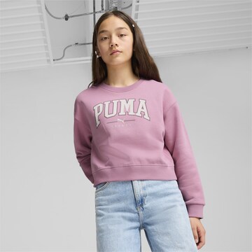 PUMA Sweatshirt 'Squad' in Lila: Vorderseite