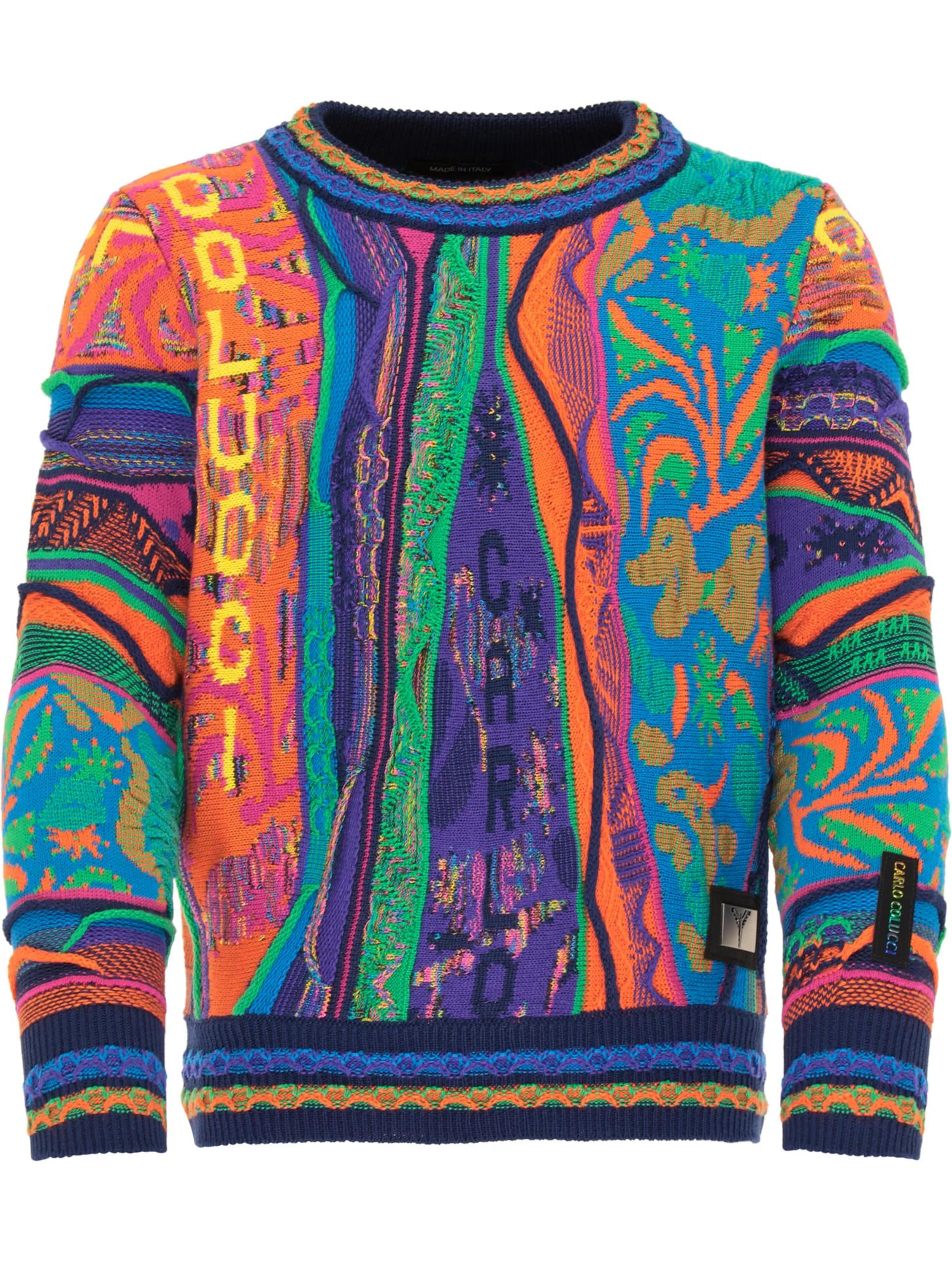 Pull-over ' Cocis ' Carlo Colucci en mélange de couleurs : devant