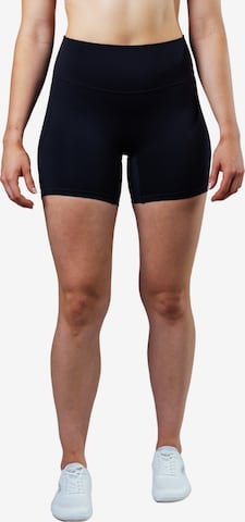 Lifters Slim fit Workout Pants in Black: front