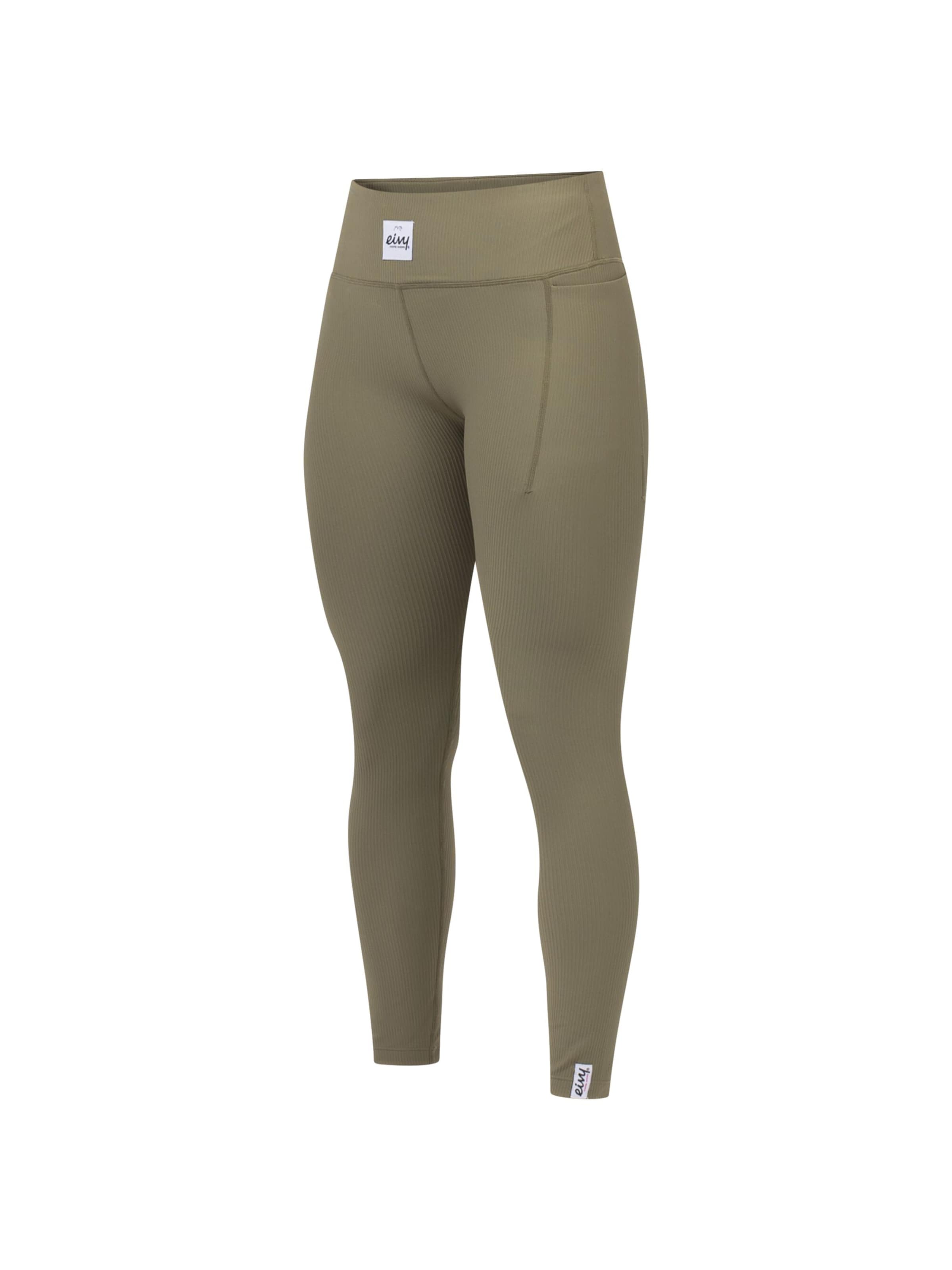 Eivy Workout Pants in Green: front