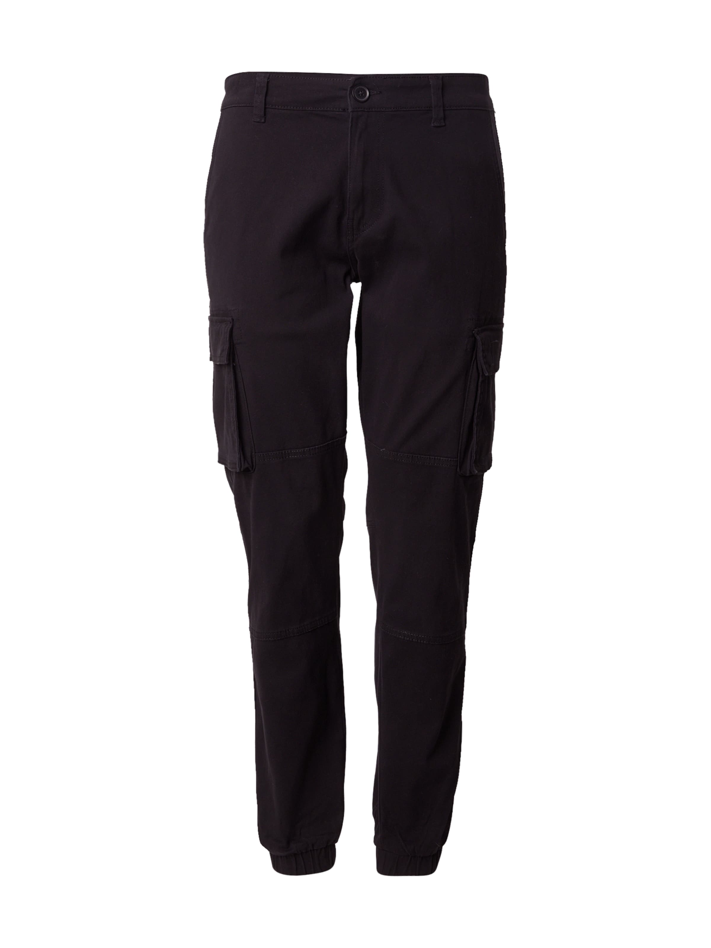 Only & Sons Tapered Cargobukser 'Cam Stage' i sort: forside