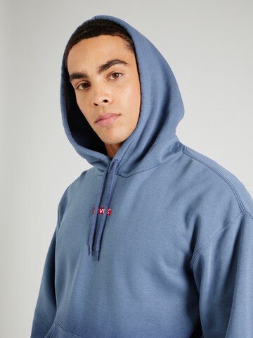 LEVI'S ® Sweatshirt 'Relaxed Baby Tab Hoodie' in Blue