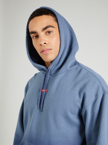 LEVI'S ® - Sweatshirt 'Relaxed Baby Tab Hoodie' em azul