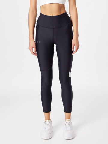 UNDER ARMOUR Skinny Sportbroek in Zwart: voorkant