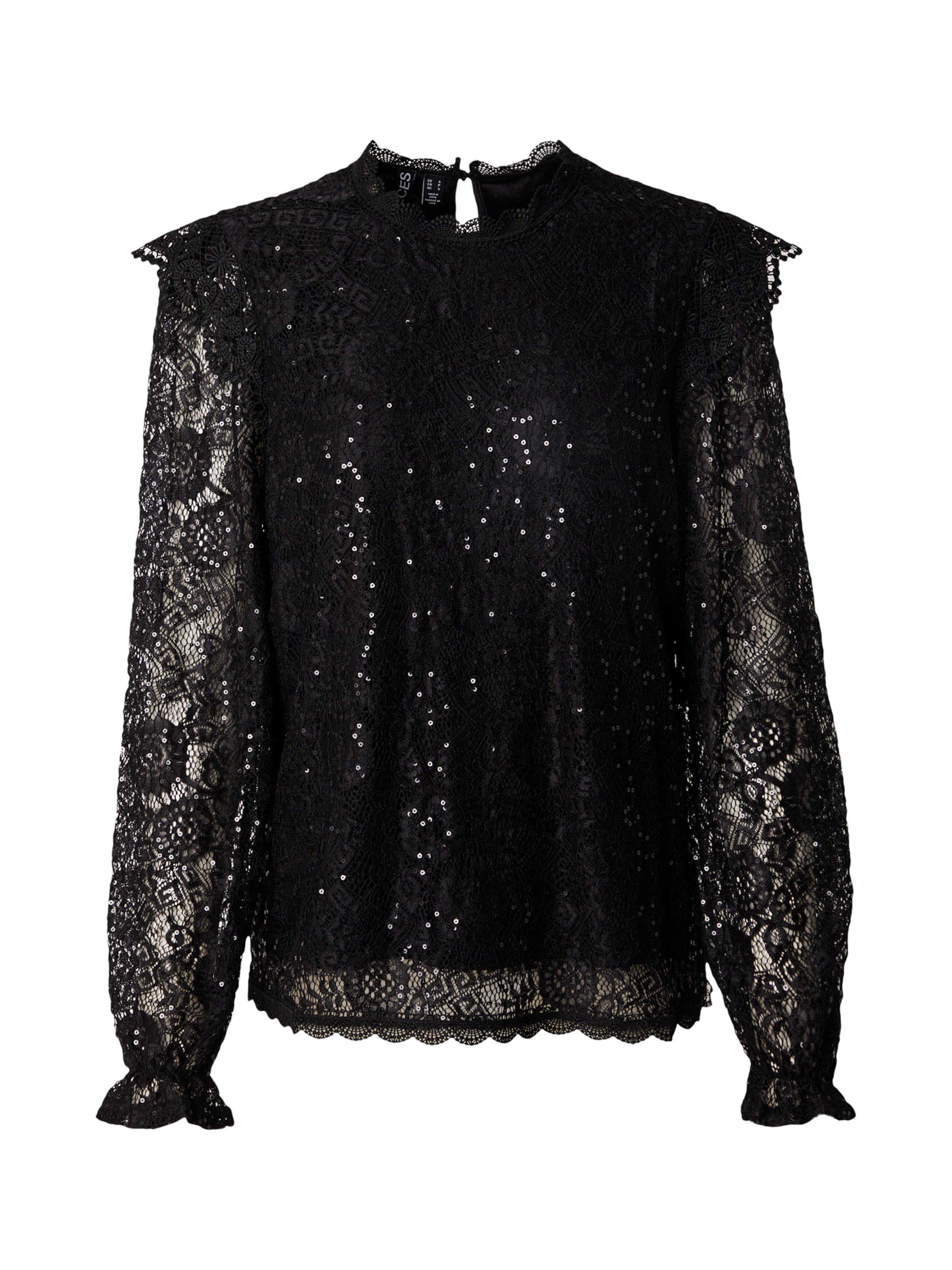 PIECES Pusero 'Olline' värissä musta: etupuoli