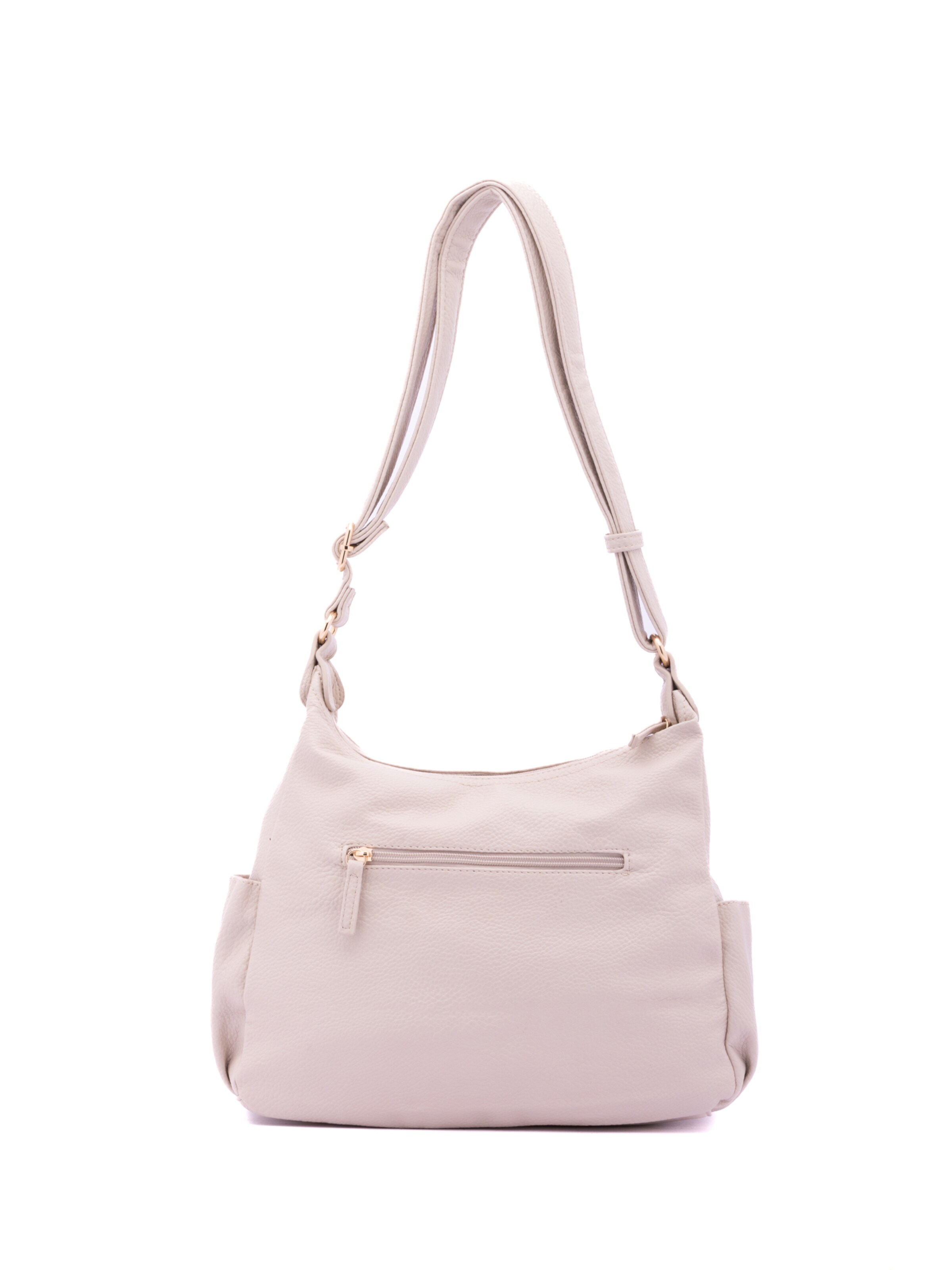 Borsa a spalla 'Borsa a Spalla Donna Ecopelle - Zip e Tasche Multiple' di B. Cavalli in beige