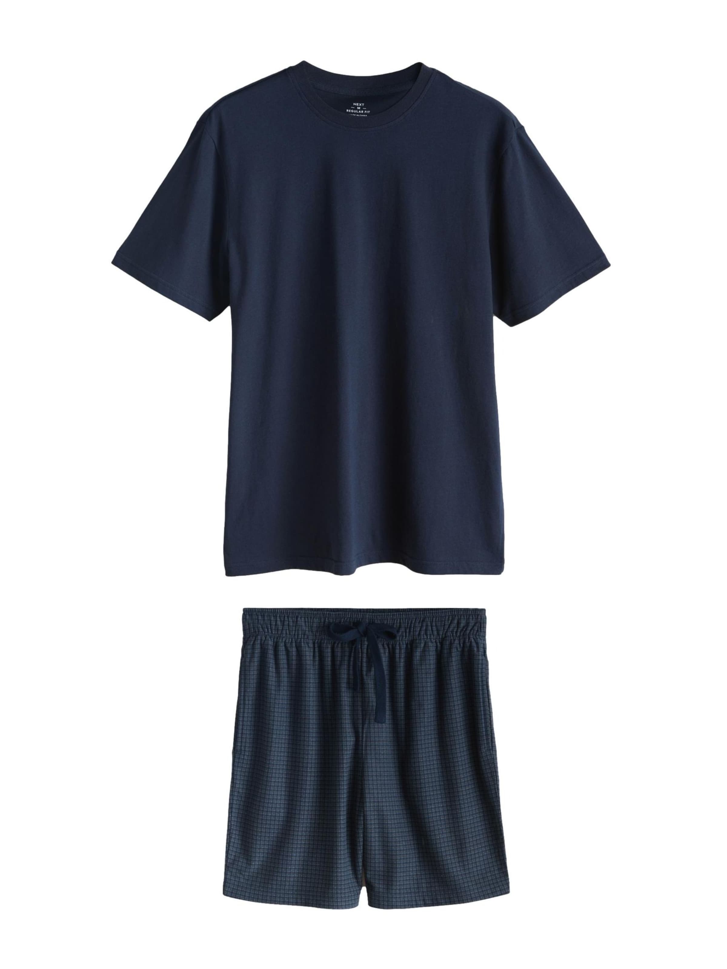 Next Пижама короткая 'Motion Flex' в Синий: спереди