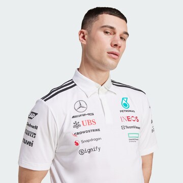 T-Shirt fonctionnel 'MERCEDES - AMG PETRONAS FORMULA ONE TEAM' ADIDAS PERFORMANCE en blanc