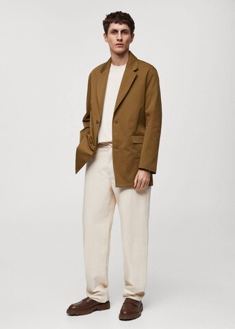 MANGO MAN Between-Seasons Coat 'Sira' in Brown