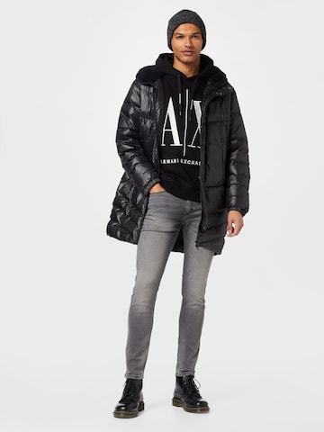 ARMANI EXCHANGE Sweatshirt in Black