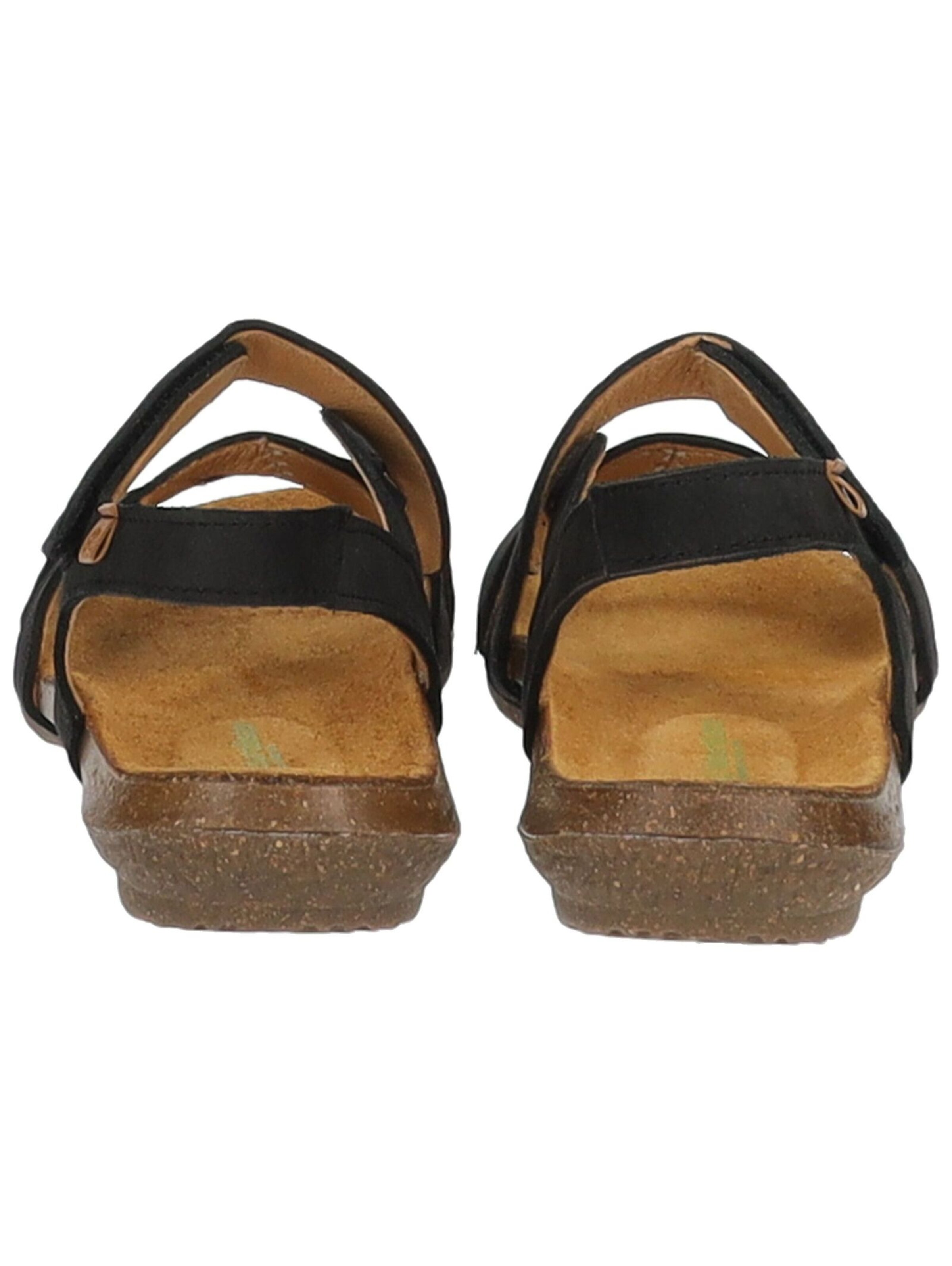 EL NATURALISTA Strap sandal in Black