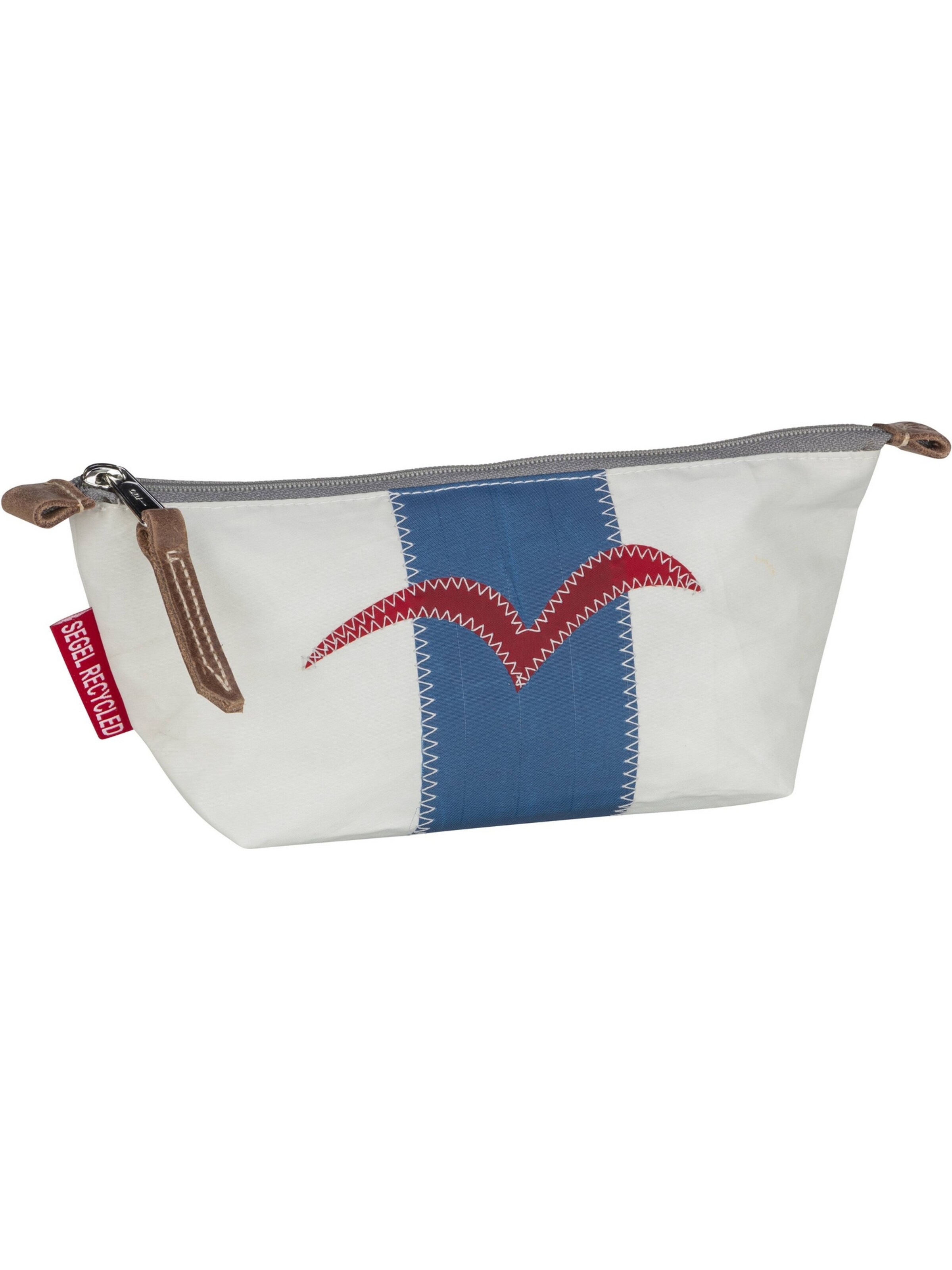 360 Grad Cosmetic Bag 'Navigator' in White: front