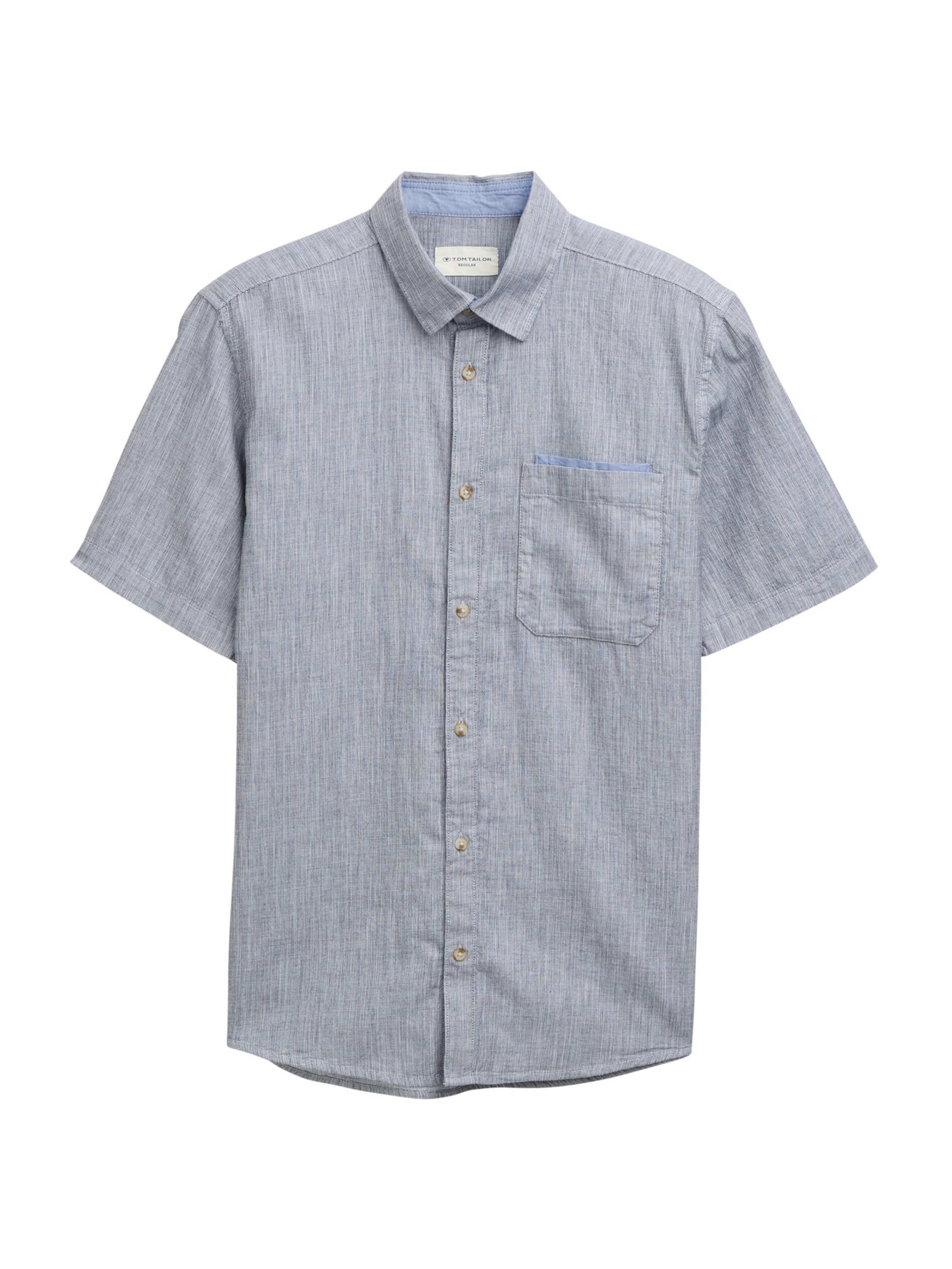 TOM TAILOR Рубашка в Синий: спереди