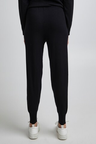 PULZ Jeans Tapered Pants 'Sara' in Black