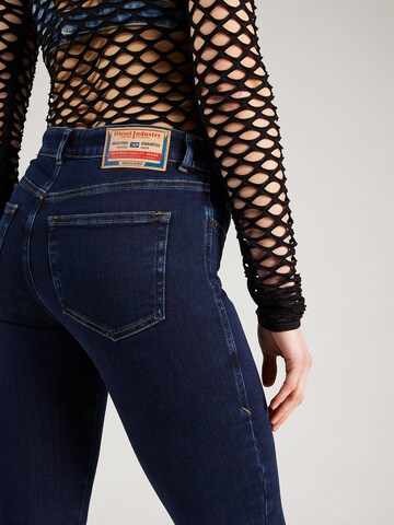 DIESEL Skinny Jeans '2017 SLANDY' in Blau