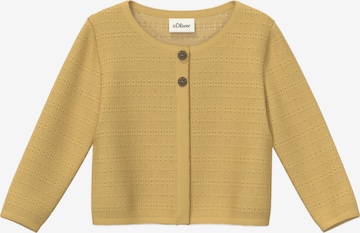 Cardigan s.Oliver en jaune : devant