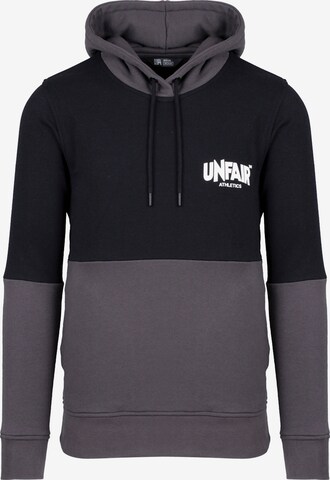 Unfair Athletics Sweatshirt 'Classic Label' in Zwart: voorkant