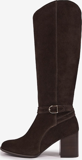 RYŁKO Bottes en 35 en brun foncé, Vue avec produit