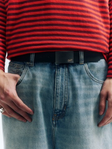 Pull&Bear Bälte 'STWD' i svart