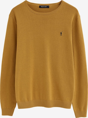 Polo Club Pullover 'Rigby' in Gelb: Vorderseite