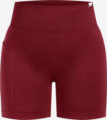 Leggings Smilodox en rouge : devant