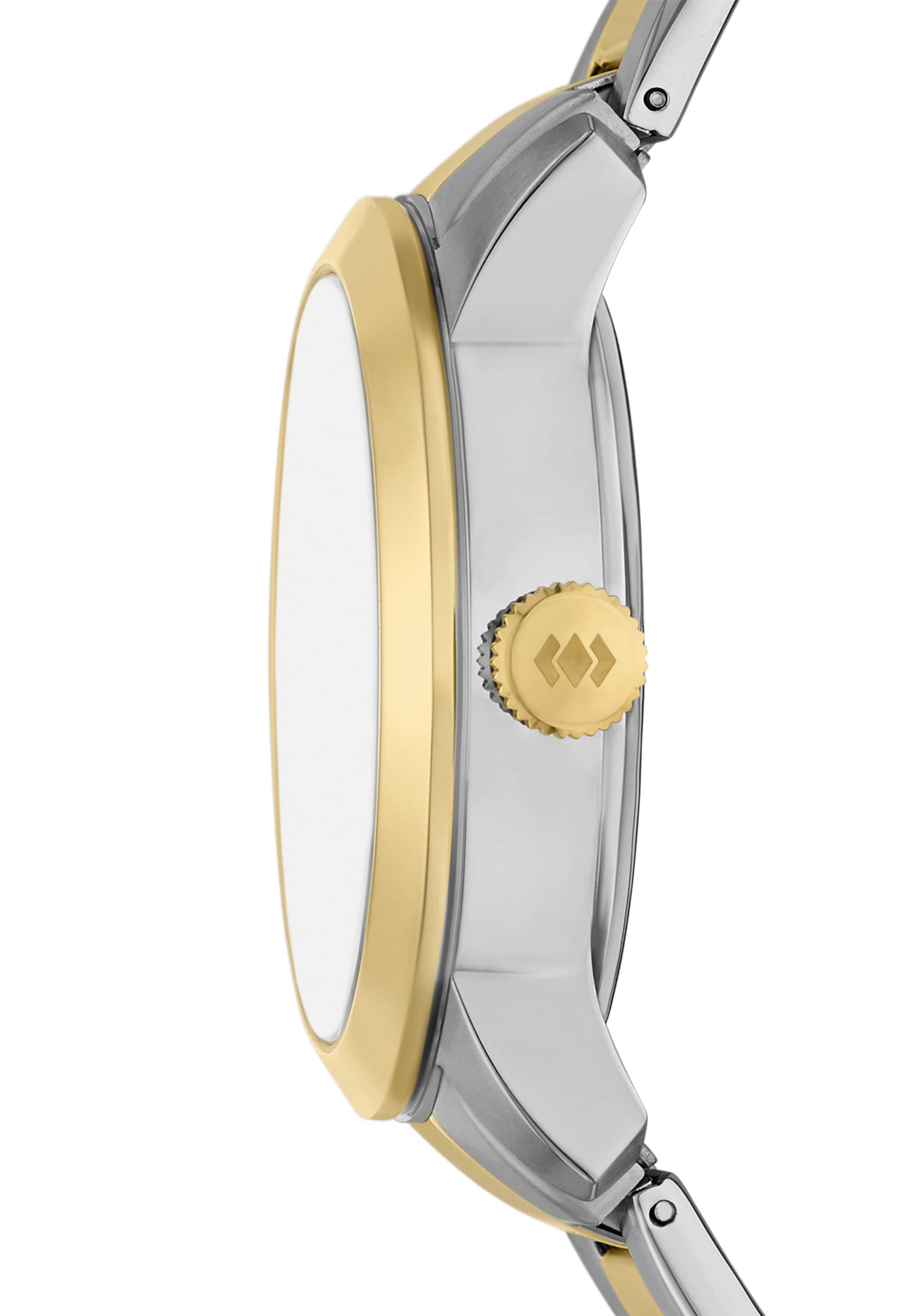 FOSSIL Analog klocka 'TOWNSMAN BIG TIC' i silver