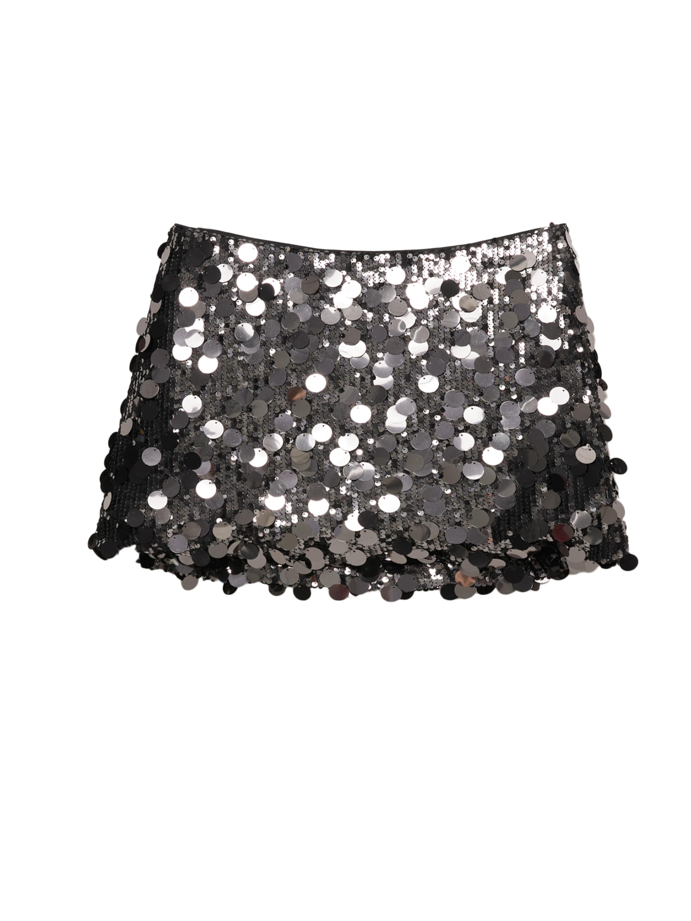 Fustă de la Pull&Bear pe gri: față