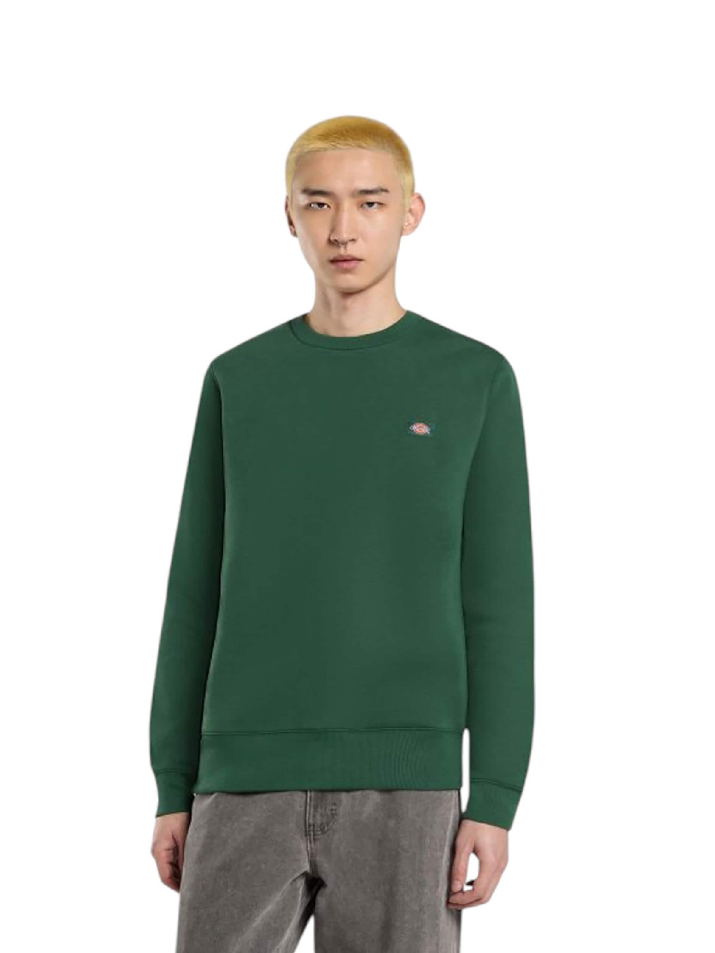 DICKIES Свитшот 'Oakport' в Зеленый: спереди